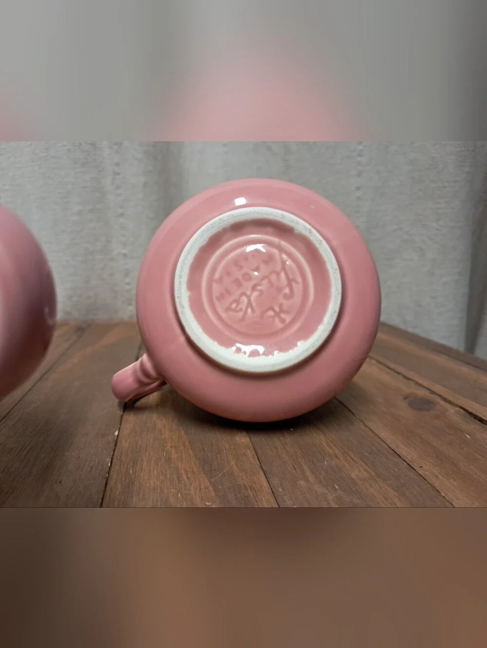 Fiestaware Peony Pink Sugar Bowl Lidded Creamer and Base Tray 4-Piece Set